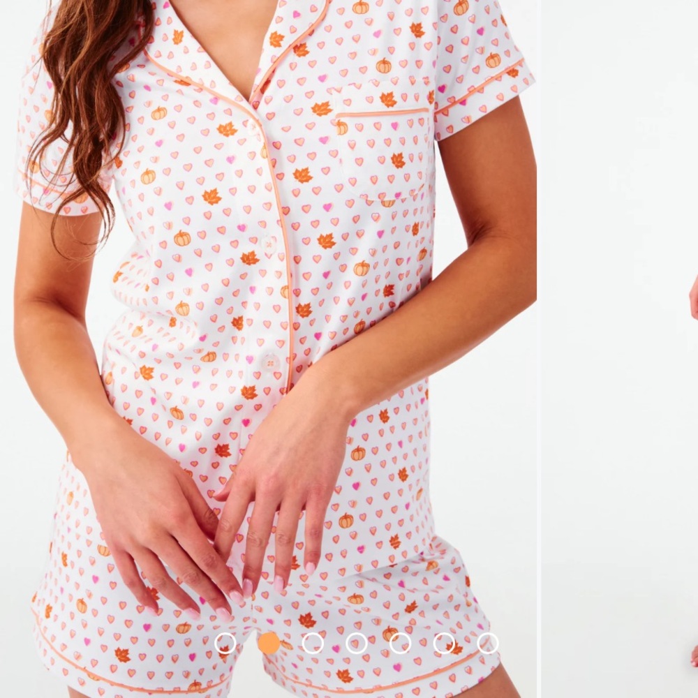 Roller Rabbit Autumn Hearts Polo Pajamas